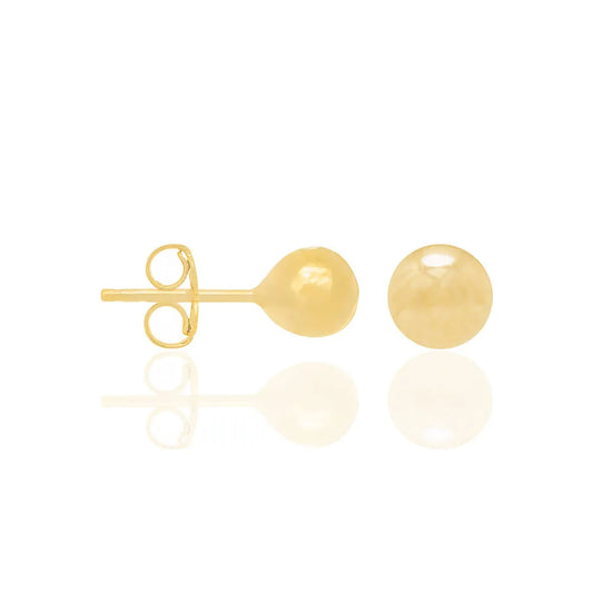 BOUCLES D’OREILLES ROMMANEL SPHÈRES EN PLAQUÉ OR 18 CARATS (6 MM)