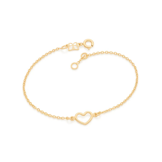 BRACELET AMOUR PLAQUÉ OR 18 CARATS