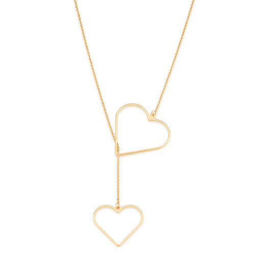 COLLIER CRAVATE AJUSTABLE PLAQUÉ OR 18 CARATS - TAILLE.72